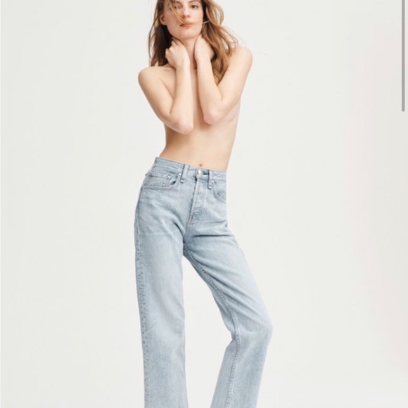 rag & bone Maya High-Rise Ankle Straight - Picture 2 of 5